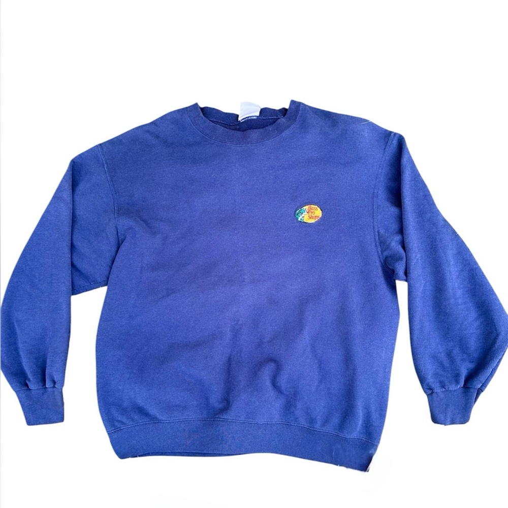 Vintage Bass Pro Shop Navy Blue Crewneck Sweater